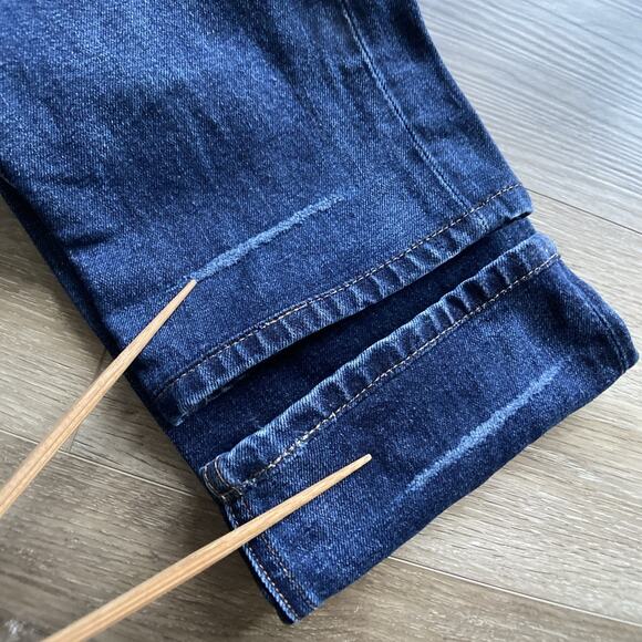 C.O.F. Studio Model M1 Jeans Men Sz 32x29 Blue Worn Wash Slim True - Picture 12 of 13